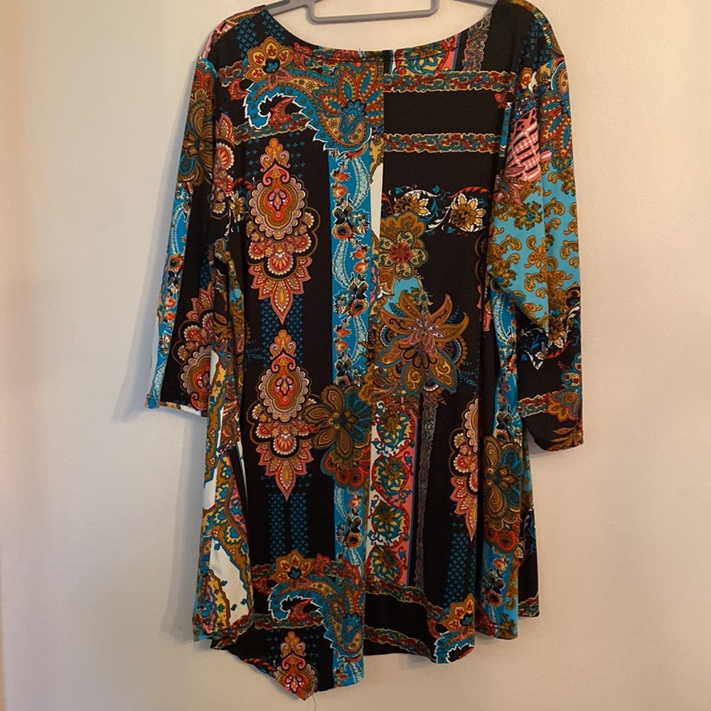 Bella Flore Top ( no size tag - see Description for measurements) - Picture 4 of 7